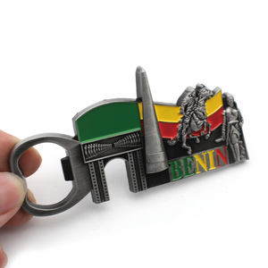 Aimant de réfrigérateur souvenir du Bénin, Afrique, cadeau de voyage personnalisé pour les touristes collectionneurs - Product Image 5