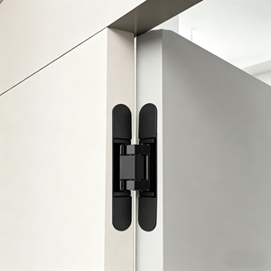 Zinc 180 Degree Concealed Hinge 18x21x155mm Oem&odm 3d Adjustable Hidden Door 60kg Silent Bld-g155 180 Degree Opening Full - Product Image 3