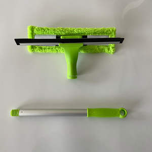 Nettoyeur de vitres 2 en 1, raclette double face en <span class=keywords><strong>microfibre</strong></span>, essuie-glace double face avec lame en caoutchouc, offre spéciale, - Product Image 4