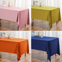 Nappe en velours, tissu rectangulaire néerlandais, housse de table, coussin de canapé, décoration de réunion, 20 couleurs, taille personnalisée