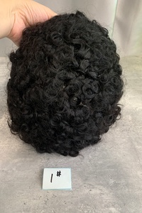 Prothèse capillaire H410 en dentelle complète, bouclée <span class=keywords><strong>afro</strong></span>, pour hommes noirs, remplacement capillaire en <span class=keywords><strong>cheveux</strong></span> humains bouclés, système capillaire <span class=keywords><strong>afro</strong></span> ondulé en <span class=keywords><strong>laine</strong></span> - Product Image 5