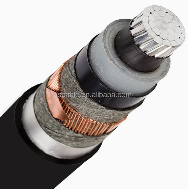 Aluminum Core 1*240mm Aerial Bundled Cable XLPE Power Cable PVC Overhead Low Voltage Halogen-free Low Smoke Flame Retardant 1kV