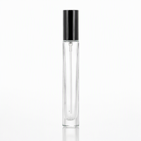 En stock – Flacon pulvérisateur de parfum en verre rond ou carré 15ml 20ml 30ml avec buse en aluminium électrolytique – Logo personnalisé en gros