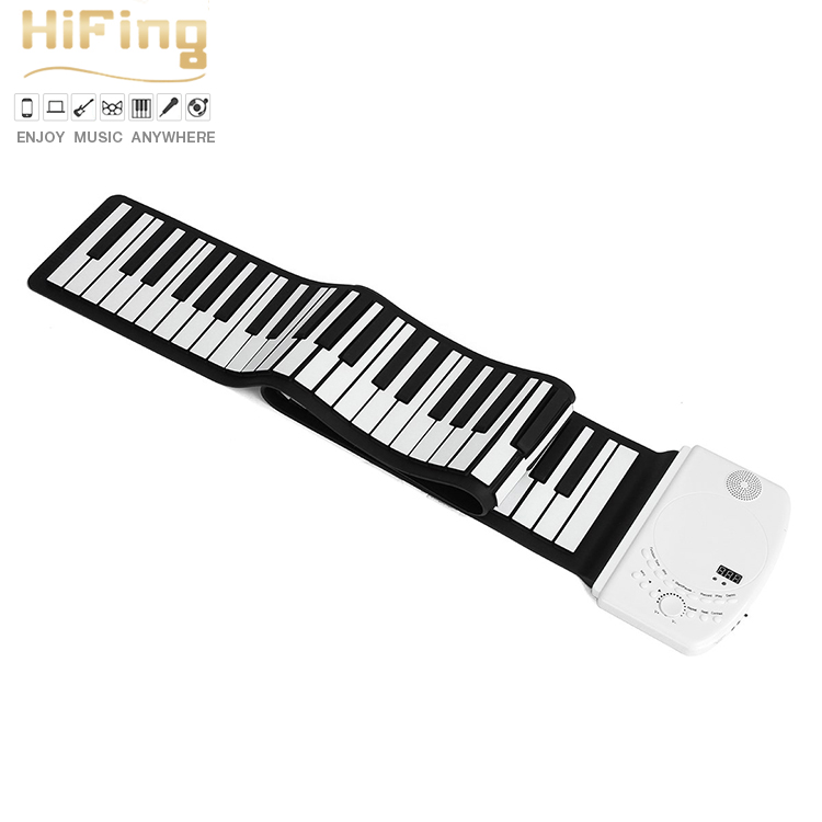 88 клавиш рулонного пианино портативное электронное рулонное пианино с экологичной силиконовой клавиатурой