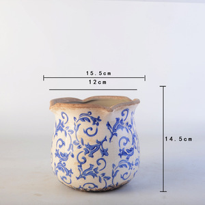 Suministros de <span class=keywords><strong>jardín</strong></span> esmaltados de diseño <span class=keywords><strong>chino</strong></span> moderno decorativo, hermosas macetas, maceta de cerámica para exteriores - Product Image 5
