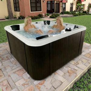 Bain à remous de luxe pour 3 personnes, sièges profonds, extérieur/intérieur, <span class=keywords><strong>jacuzzi</strong></span>, baignoire à remous, massage, acrylique blanc, <span class=keywords><strong>spa</strong></span> pour appartement, hôtel - Product Image 1