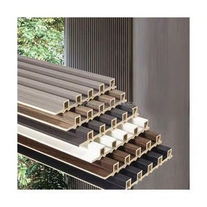 Panel de pared tablero coextrusión WPC <span class=keywords><strong>fachada</strong></span> hay revestimiento de vinilo para casa WPC panel de pared decorativo - Product Image 1