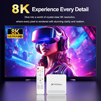 H96MAX H618PLUS Smart TV Box 4GB 32G 8K 5G Wifi Dual BT5.4 100M Reproductor Multimedia de Video Allwinner H618 Android 14.0 Set Top Box