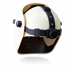 Casco de Soldador de Fibra de Vidrio Ajustable en Oferta, Lente Abatible Negra, Resistente al Calor, Protección Dieléctrica ATPV 20.0cal/sqcm, Protector Facial - Product Image 2