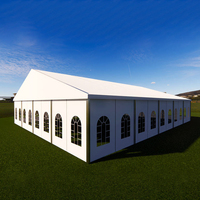Tente en aluminium résistante à la pluie pour les mariages de 100 invités Tentes en PVC 5X10 à usage intensif pour les événements