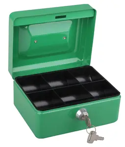 卸売高品位カラフルな安い価格金属貯金箱貯金箱キャッシュボックス