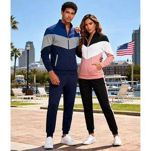 Women's 2 Piece Tracksuit Long Sleeve Zip Jacket Jogger <b>Pants</b> Casual Workout Outfit Breathable Spring Wear - Product Image 5