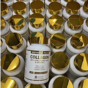Píldoras Blanqueadoras de Colágeno con Ácido Hialurónico y Vitamina C, Cápsulas de Colágeno Avanzadas con Ácido Hialurónico y Vitamina C - Product Image 4