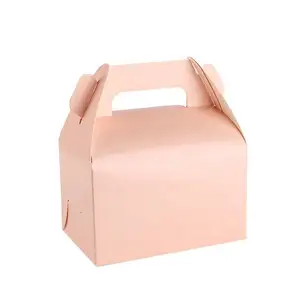 批发硬质粉色饼干慕斯杯方形蛋糕盒提拉米苏甜点布丁包装盒