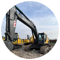 Excavatrice de grande taille Volvo Ec290 d'occasion, d'origine suédoise, 31 tonnes, 90% neuve, faible nombre d'heures, diesel, sur chenilles, hydraulique, certifiée CE, à vendre
