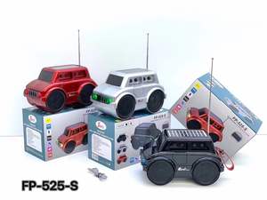 Haut-parleur Bluetooth en forme de voiture, <span class=keywords><strong>radio</strong></span> portable avec panneau solaire, fente pour carte USB et TF, pour une utilisation en extérieur et à la maison - Product Image 2