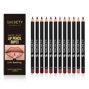 Crayon à <span class=keywords><strong>lèvres</strong></span> cosmétique en gros avec logo personnalisé, best-seller, longue tenue, waterproof, format voyage, marque privée, crayon à <span class=keywords><strong>lèvres</strong></span> crémeux - Product Image 1