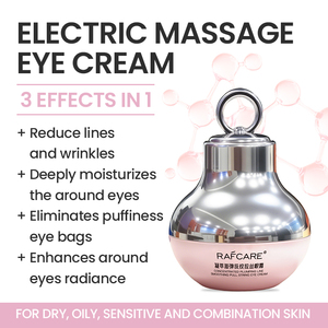 Elektrische Augencreme mit Hyaluronsäure, Kollagen & Koffein für Anti-Aging, Aufhellung, Straffung & Reduzierung von Augenringen - Product Image 2