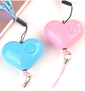 Llaveros de defensa Personal, productos electrónicos de defensa Personal, Mini alarma en forma de corazón, alarma de autodefensa - Product Image 4