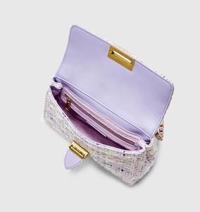 Sac à bandoulière en tissu fleuri personnalisé pour femmes, sac à chaîne tendance pour femmes, sac bandoulière - Product Image 5