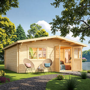 Cabane en rondins de loisirs en plein air en bois massif de style nordique Endroit idéal pour la détente dans la cour - Product Image 1