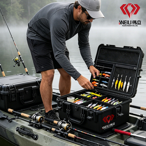 Étui de protection pour armes à feu en plastique rigide de grande taille WL Custom, étanche IP67, <span class=keywords><strong>valise</strong></span> de transport pour équipement, boîte à outils antichoc avec mousse - Product Image 6