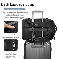 Mochila Expandible para Portátil, Impermeable, Antirrobo, Gran Capacidad, Compatible con Computadoras de 16 Pulgadas, para Oficina y Negocios, Se Acepta Logotipo Personalizado