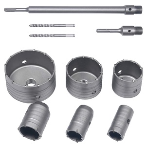 บิตเจาะแกน TCT สำหรับ<span class=keywords><strong>บล็อก</strong></span>อิฐผนังคอนกรีตเครื่องตัดเลื่อยหลุมคอนกรีตแบบแห้ง HM - Product Image 1