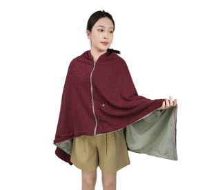 Couverture chauffante alimentée par USB Portable <span class=keywords><strong>sans</strong></span> <span class=keywords><strong>fil</strong></span> Poncho <span class=keywords><strong>chauffant</strong></span> Wrap électrique portable <span class=keywords><strong>chauffant</strong></span> épaule Wrap lavable - Product Image 2