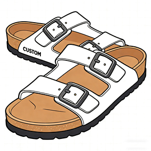 Nouvelles pantoufles classiques en liège et cuir véritable Boken, sandales pratiques pour hommes et femmes en été - Product Image 3
