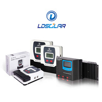 Nouveau contrôleur PWM à grand écran LCD avec protection IP32 pour batterie au lithium fer phosphate 60A 12V 24V 48V