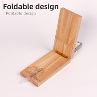 Plateau de jeu personnalisable en bois pour Cribbage, idéal pour les soirées décontractées, jeu de table interactif pour adultes et couples, coins carrés, boîte colorée