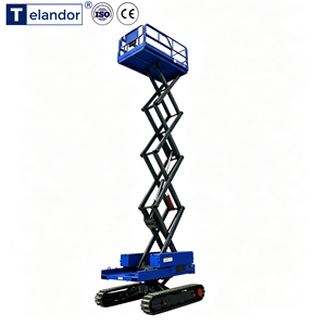 รถยกไฮดรอลิกแบบตีนตะขาบสำหรับงานบนพื้นที่ขรุขระ - Product Image 2