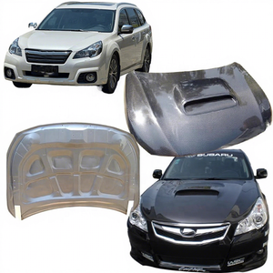 Per <span class=keywords><strong>Subaru</strong></span> <span class=keywords><strong>Legacy</strong></span> 09-12 anni Body Kit in fibra di carbonio STI Design cappuccio con vestibilità garantita - Product Image 1