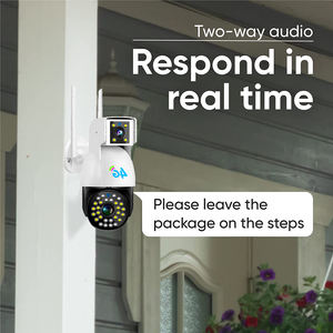 كاميرا مراقبة خارجية V380 PRO مع كشف الحركة وإضاءة LED وعدسة مزدوجة بدقة 4 ميجابكسل وتقنية GSM ذكية وخاصية PTZ وشبكة الجيل الرابع - Product Image 3