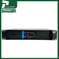 Amplificateur de puissance professionnel Paulkitson FP14000 en cuivre pur 2x2350W, haut-parleurs métalliques 4 ohms, équipement audio de haute qualité