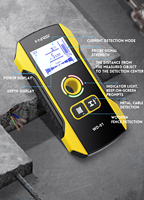 FNIRSI WD-01 Metalldetektor-Wand scanner mit neu entworfenem Position ierungs loch für AC-Live-Kabel drähte Metall-Holz bolzen finden