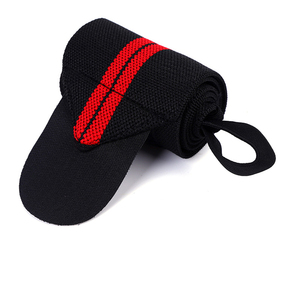 2025 Custom Logo Professional Gym Wrist Wraps with Thumb Loop Neoprene <b>Supports</b> Weight Lifting - Product Image 2