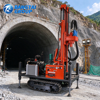 Machine de forage rotative hydraulique automatique pour puits d'eau, équipement portable diesel pour la construction de puits profonds et la prospection des eaux souterraines