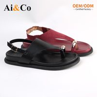 Sandales plates décontractées pour femmes, tendance été, respirantes, légères, confortables, avec bride arrière élastique réglable