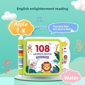 Cross-Border English Early Learning 108-Word Early Education Toy Touch-and-Speak Book Children Talking Pen Plastic Book