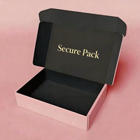 Boîte d'expédition pliable en carton personnalisée pour vêtements, conçue pour le commerce électronique et la vente au détail sécurisée