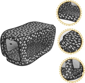 Tente de jeu pour chats Portable facile à nettoyer pliable parc pour animaux de compagnie tente clôture rectangulaire avec porte en maille et fenêtre en maille roulante - Product Image 6