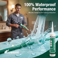 Vente directe usine – Mastic silicone acide GP-130 haute performance à excellente adhérence pour verre, salle de bain, baignoire – OEM ODM GP