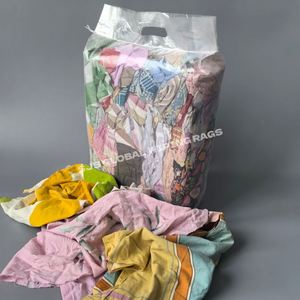 Trapos de Limpieza Industriales de Tela de Color Claro para Uso Industrial, 35-60CM, Trapos de Algodón por Tonelada - Product Image 1