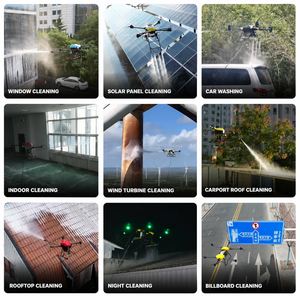 Drone Quadricottero per <span class=keywords><strong>Pulizia</strong></span> Pareti Esterne con Modulo GPS a Sgancio Rapido, Telaio Leggero, Modalità Eco per Risparmio di Tempo nella <span class=keywords><strong>Pulizia</strong></span> di <span class=keywords><strong>Tegole</strong></span> - Product Image 4