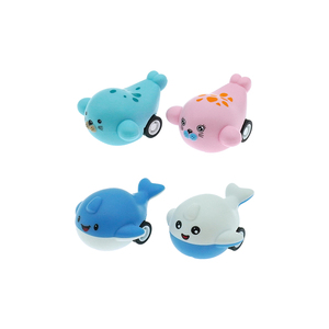 Animales de dibujos animados <span class=keywords><strong>6</strong></span> Modelo Pull Back Push Friction coche ballena sello pulpo Concha perla mejillón Globefish para Cápsula de 50 mm - Product Image 4