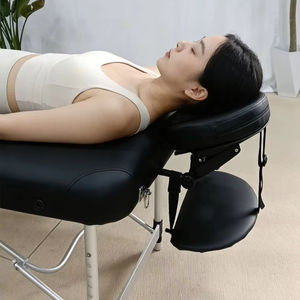 Lit de massage <span class=keywords><strong>professionnel</strong></span> pliable en aluminium à trois sections, directement de l'usine, avec éponge haute densité |   OEM pour les meilleurs établissements sportifs - Product Image 2