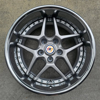 Jeu de 2 jantes forgées en alliage poli à 5 branches, à déport profond, 18-24 pouces, entraxes 5x112, 5x120, 5x114.3, compatibles BMW Toyota