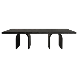 Tavolo da Pranzo Rettangolare <span class=keywords><strong>in</strong></span> <span class=keywords><strong>Marmo</strong></span> Nero di Alta Gamma Kumusi con Sedie <span class=keywords><strong>per</strong></span> Sale da Pranzo di Piccole Dimensioni - Product Image 2